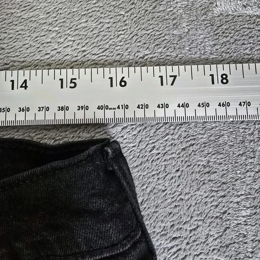 Levis Jeans Mens 34x27 Black Wash 502 Straight Leg Normcore Casual Classicore